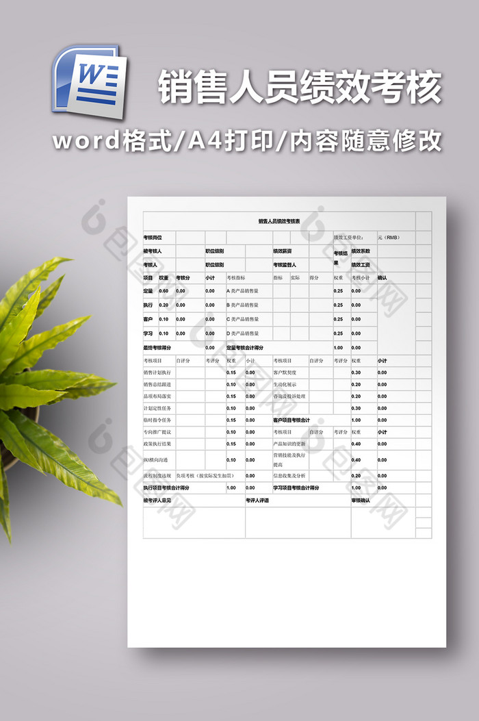 绩效考核表免费下载，高效管理企业的关键工具