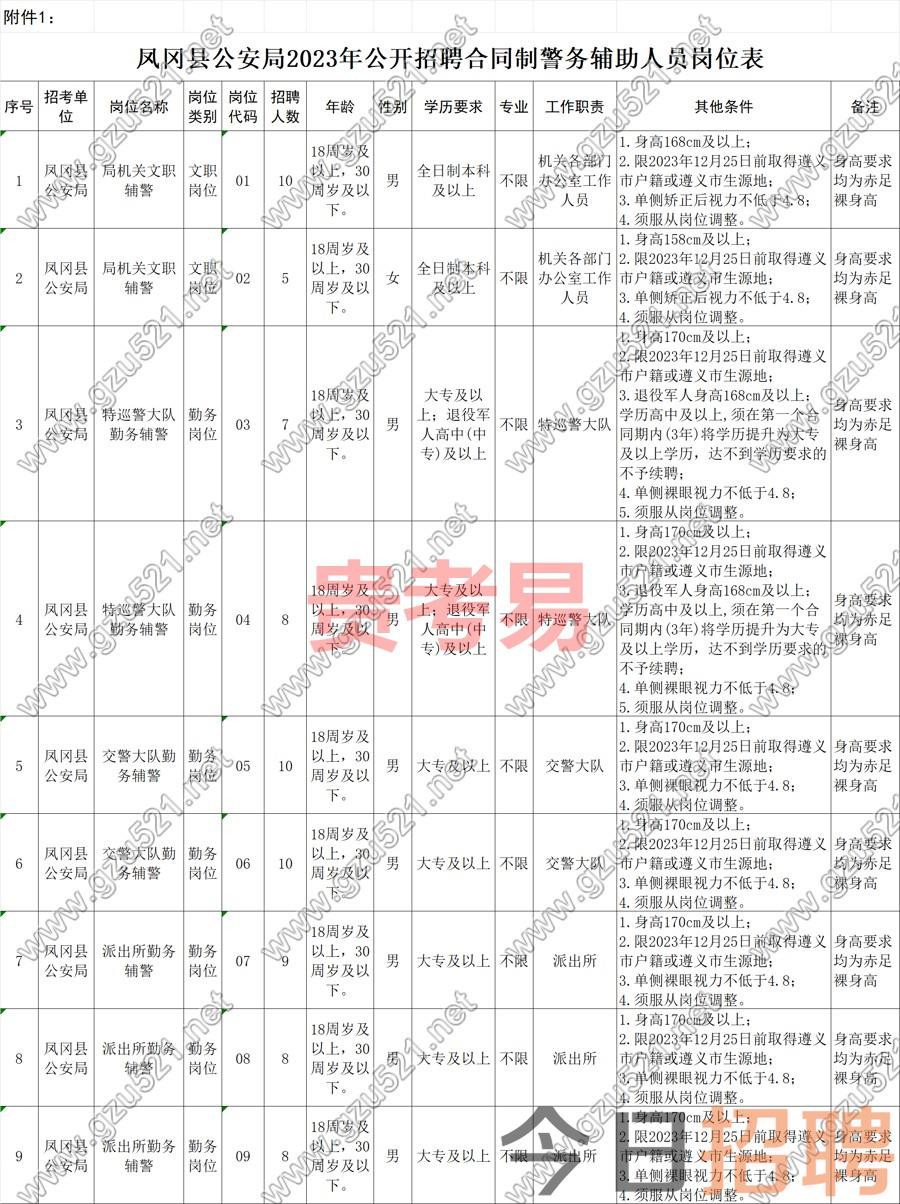 凤县公安局最新招聘信息全面解析