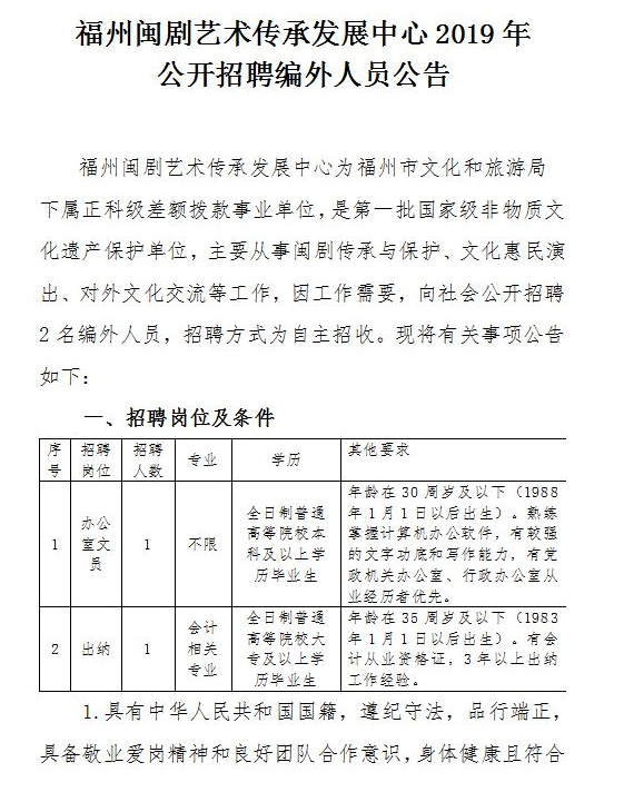 同安区剧团最新招聘信息与招聘细节深度解析